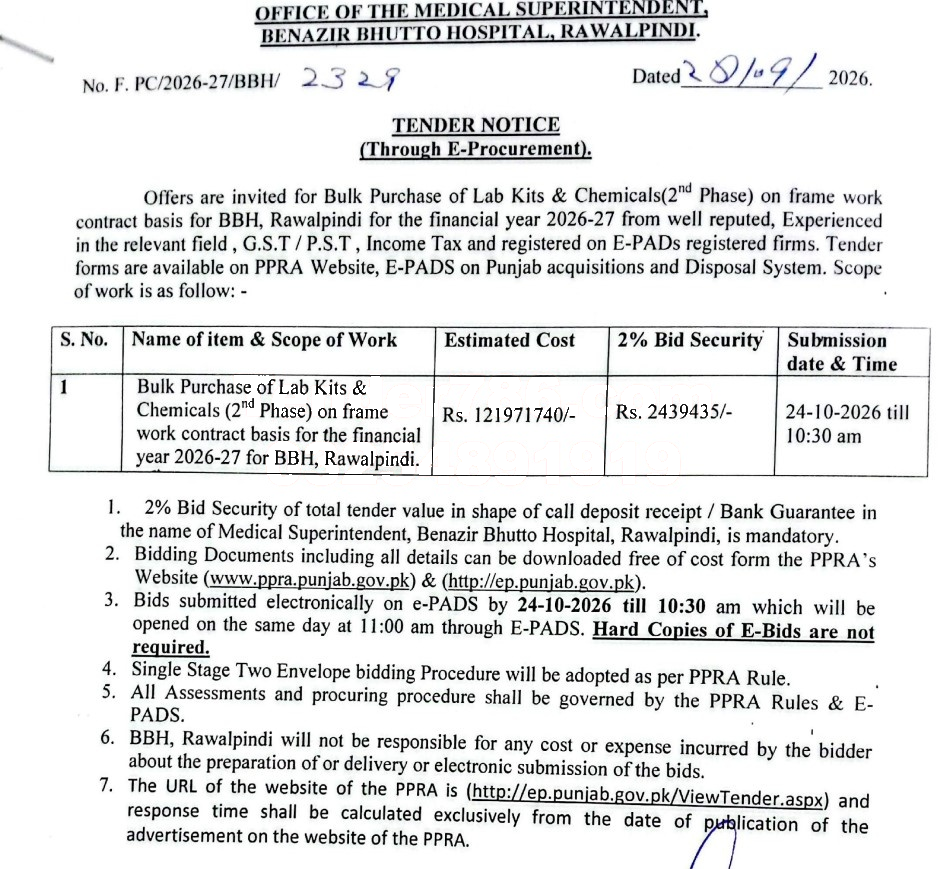 Tender Document