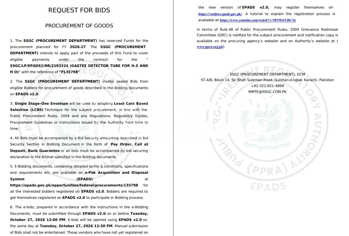 Tender Document