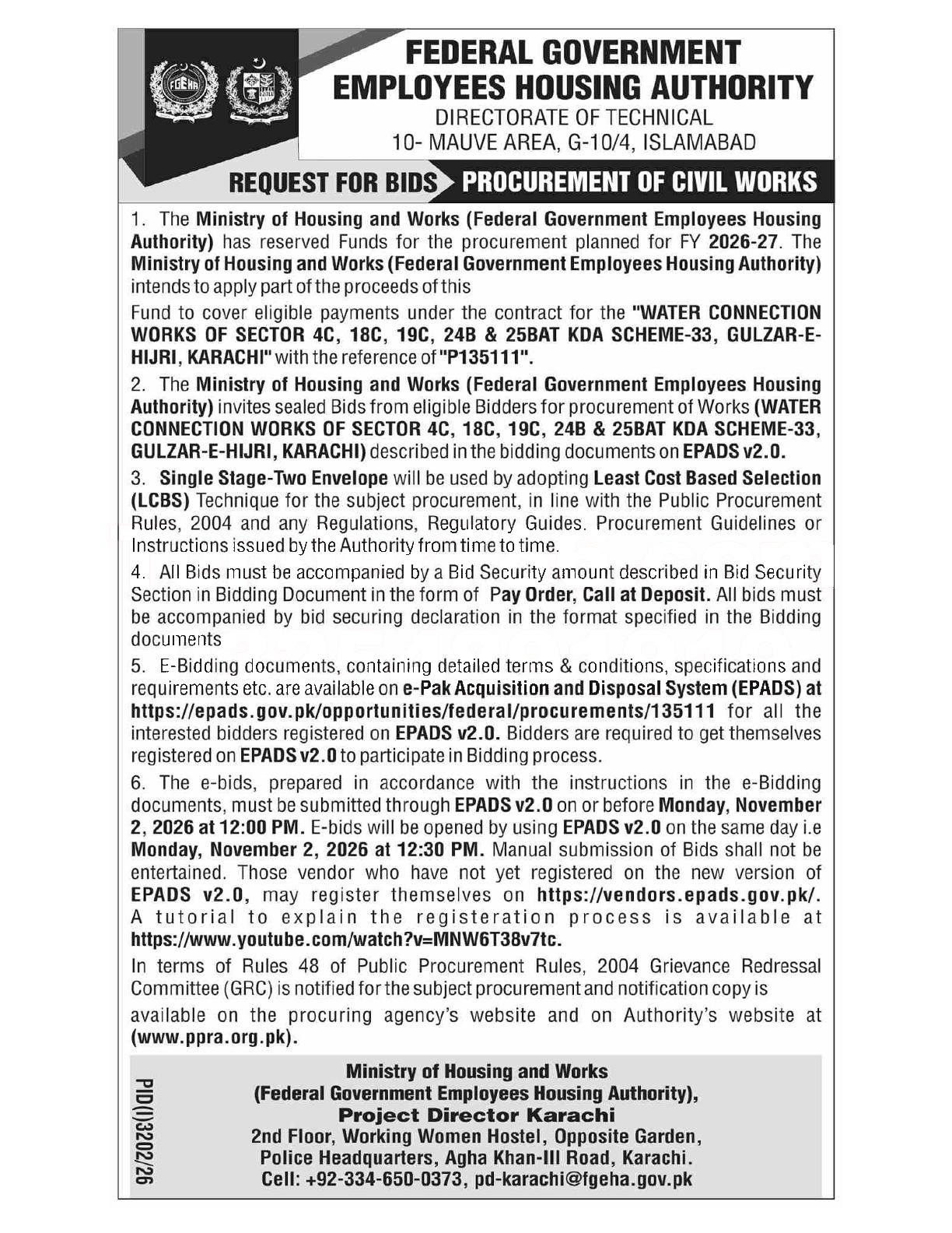 Tender Document