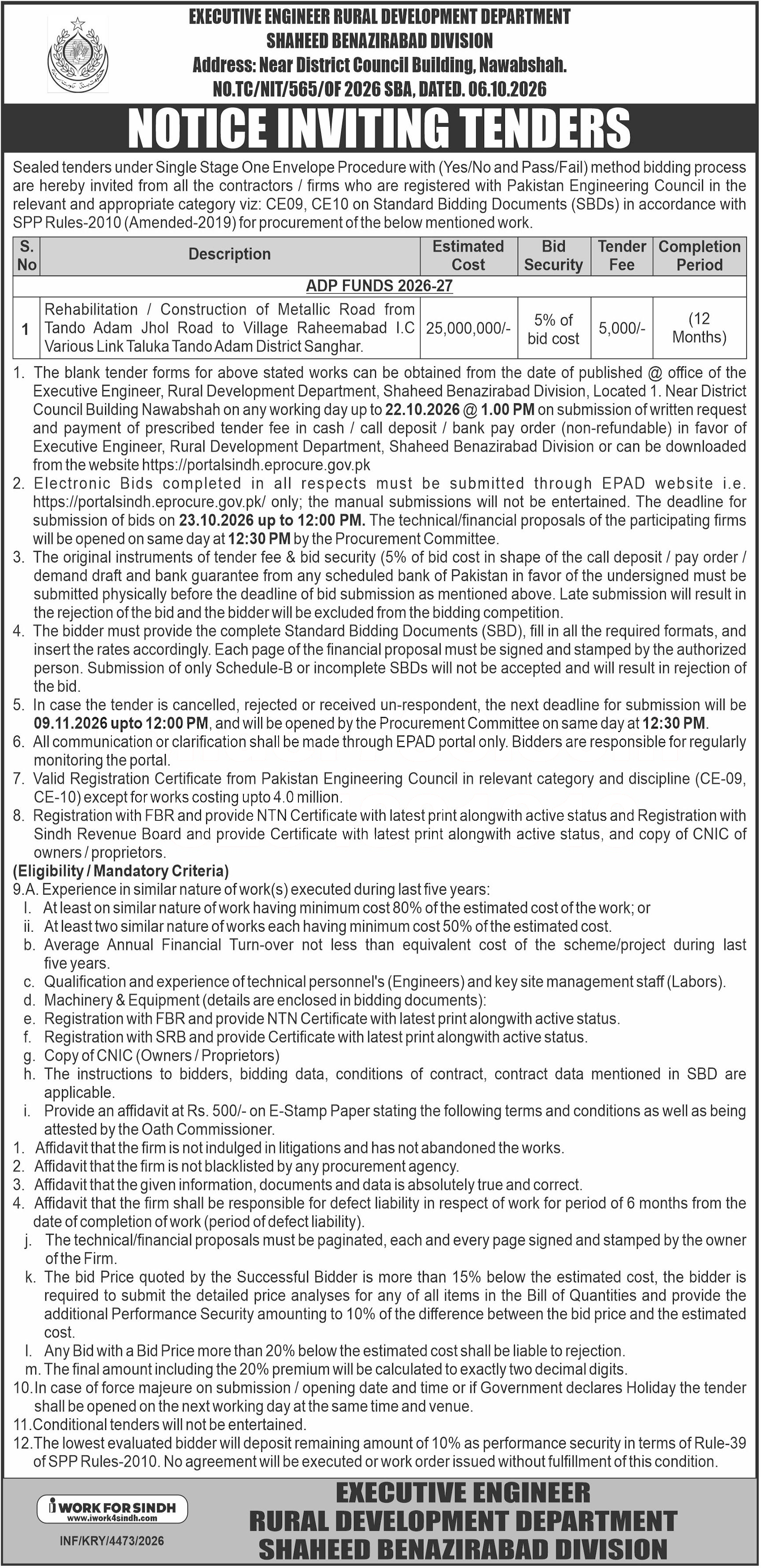 Tender Document