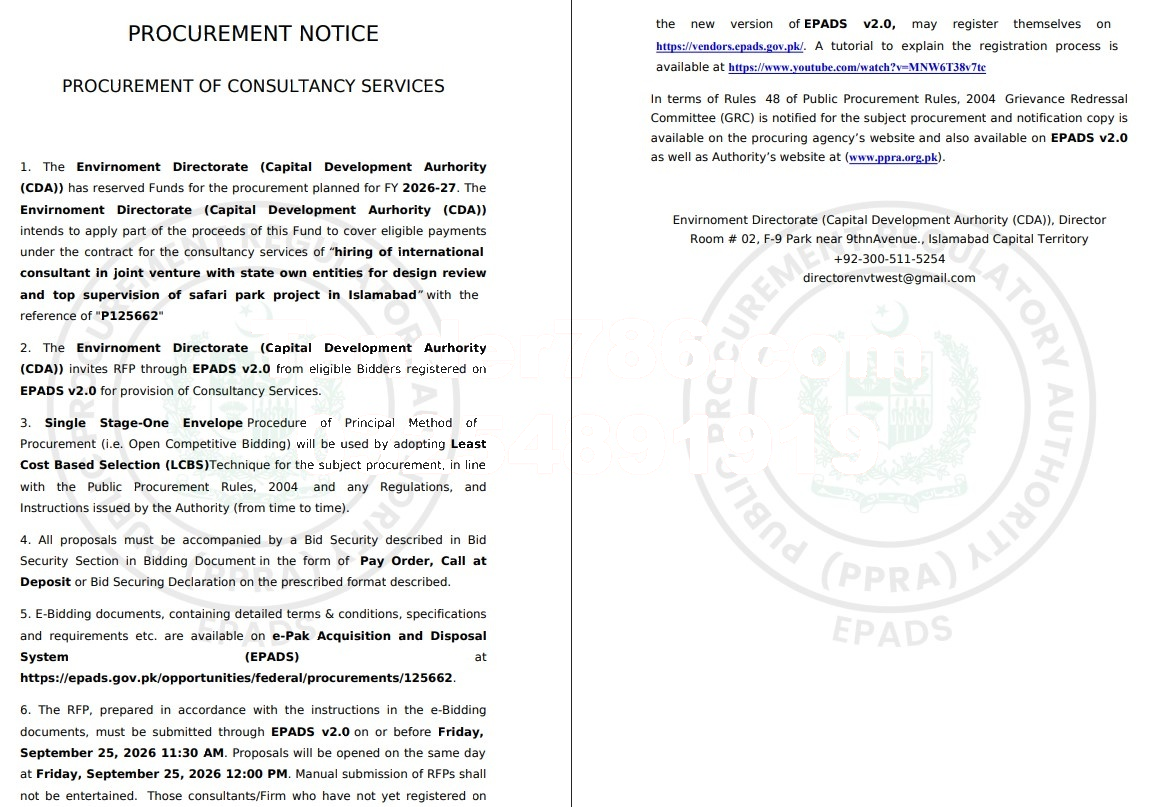 Tender Document
