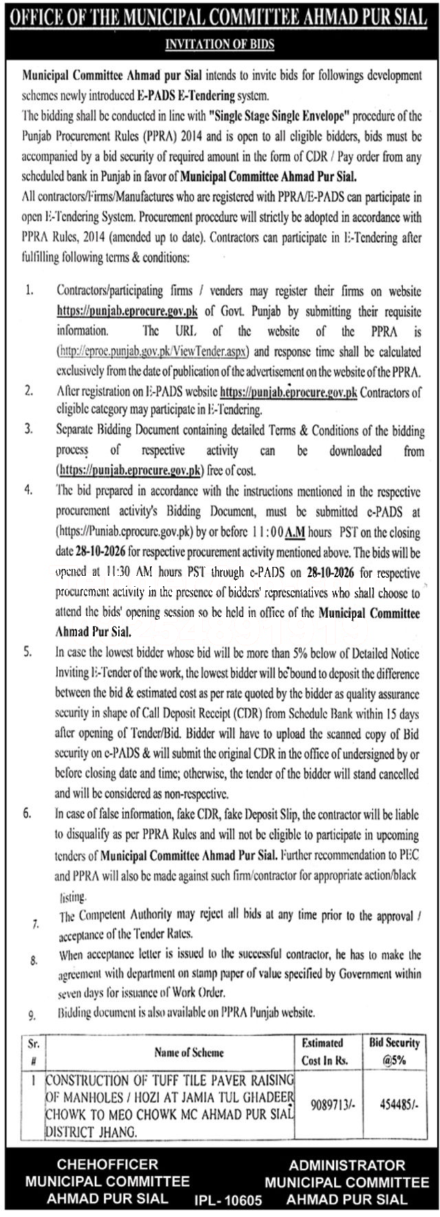 Tender Document