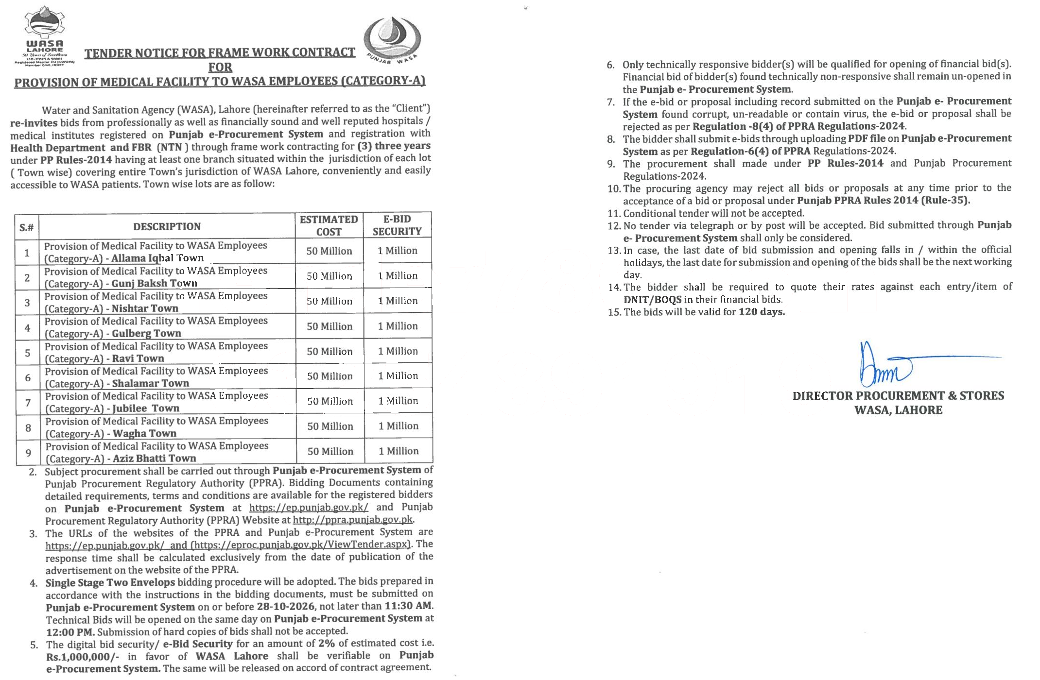 Tender Document