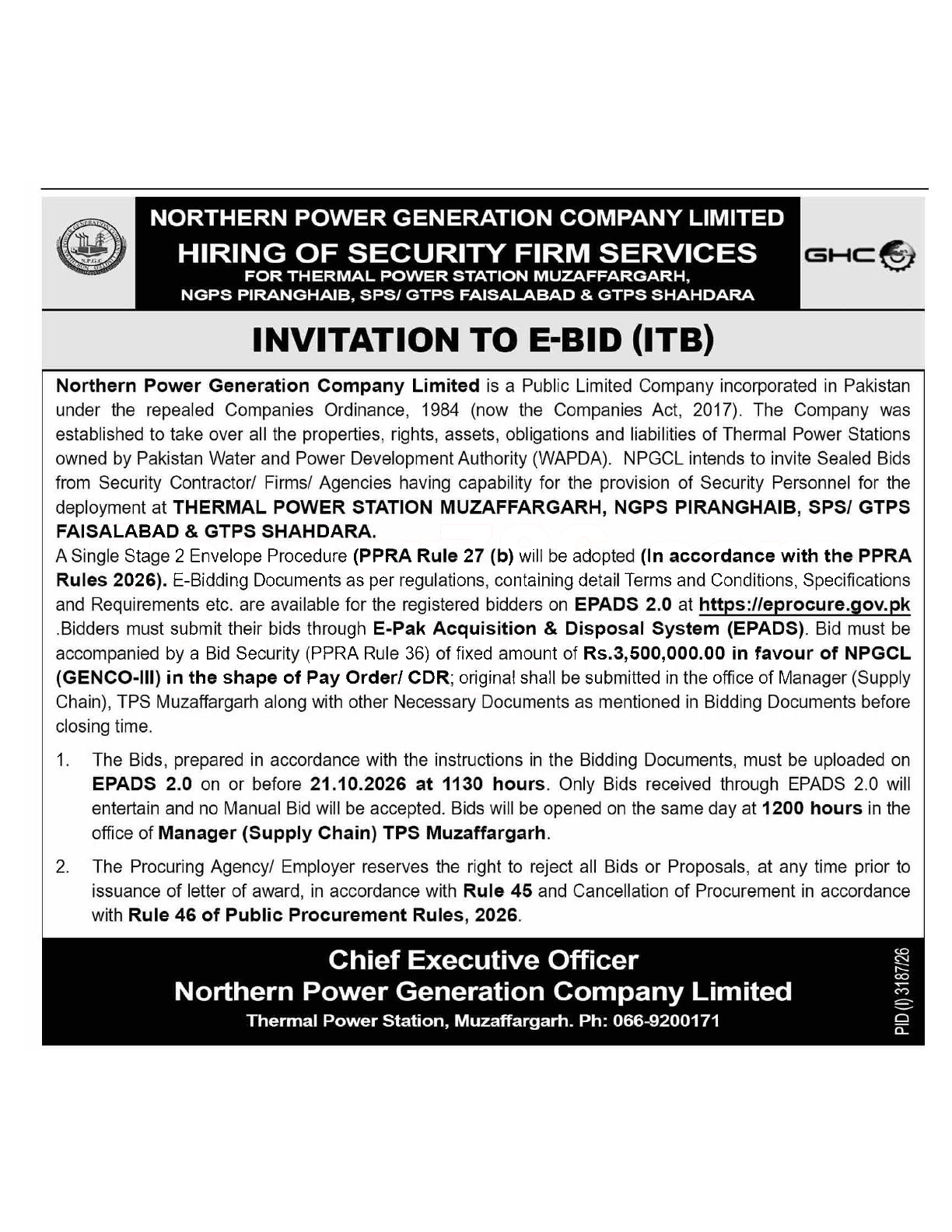 Tender Document
