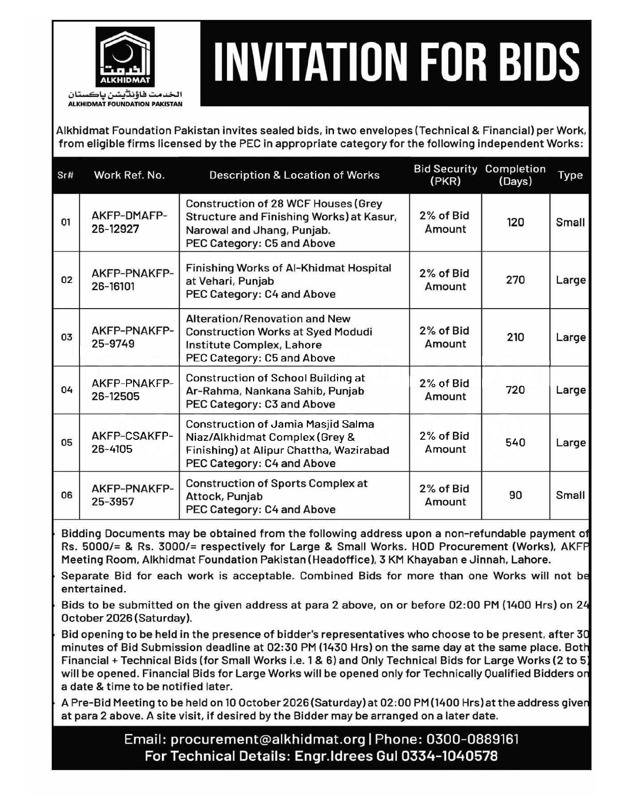 Tender Document