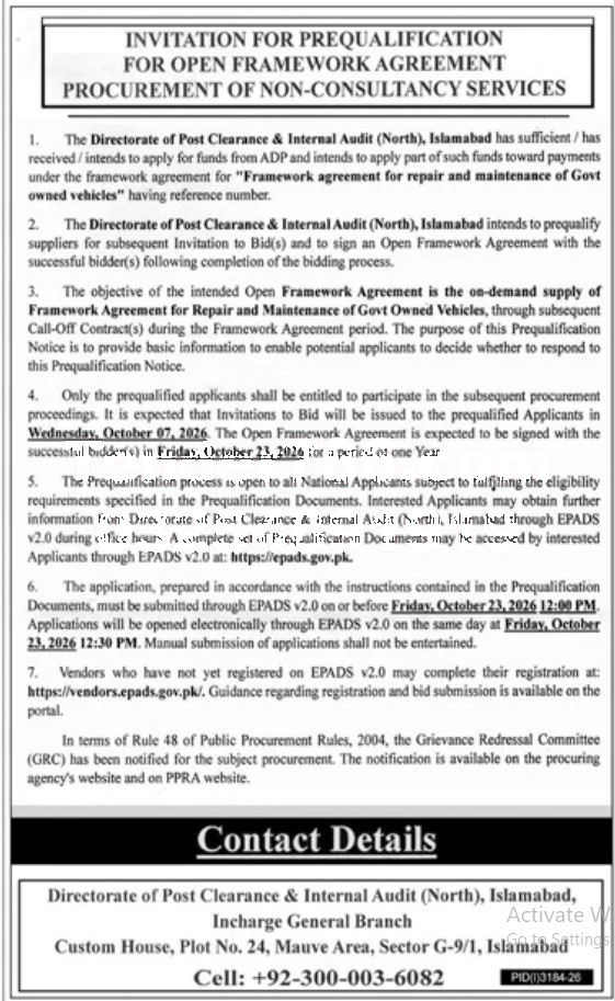 Tender Document
