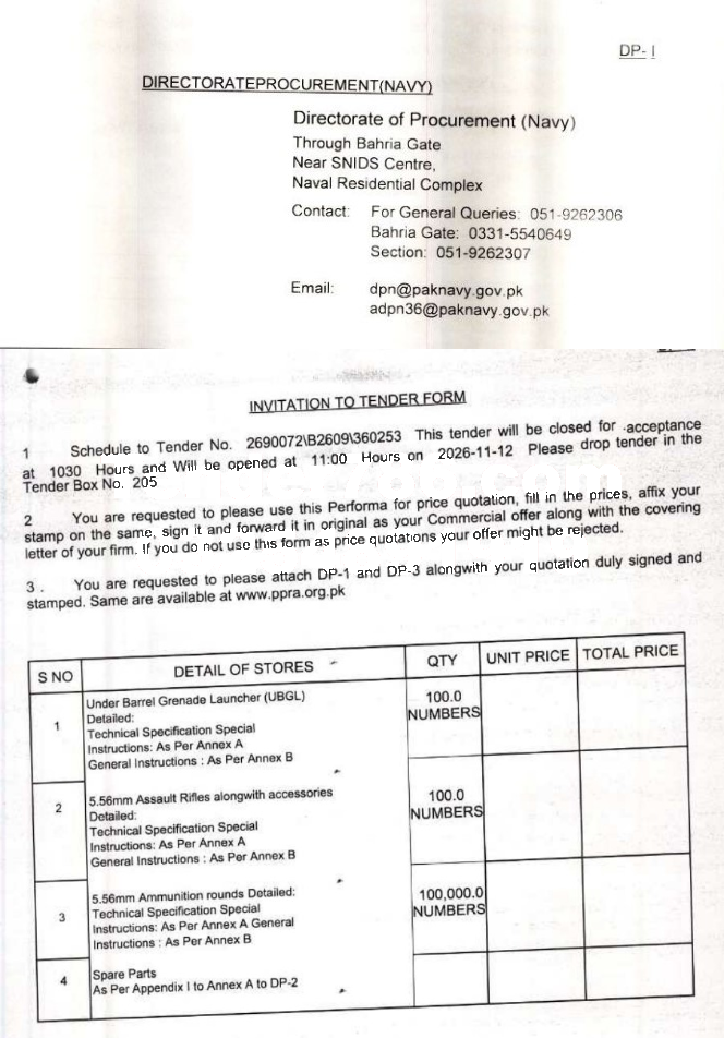 Tender Document