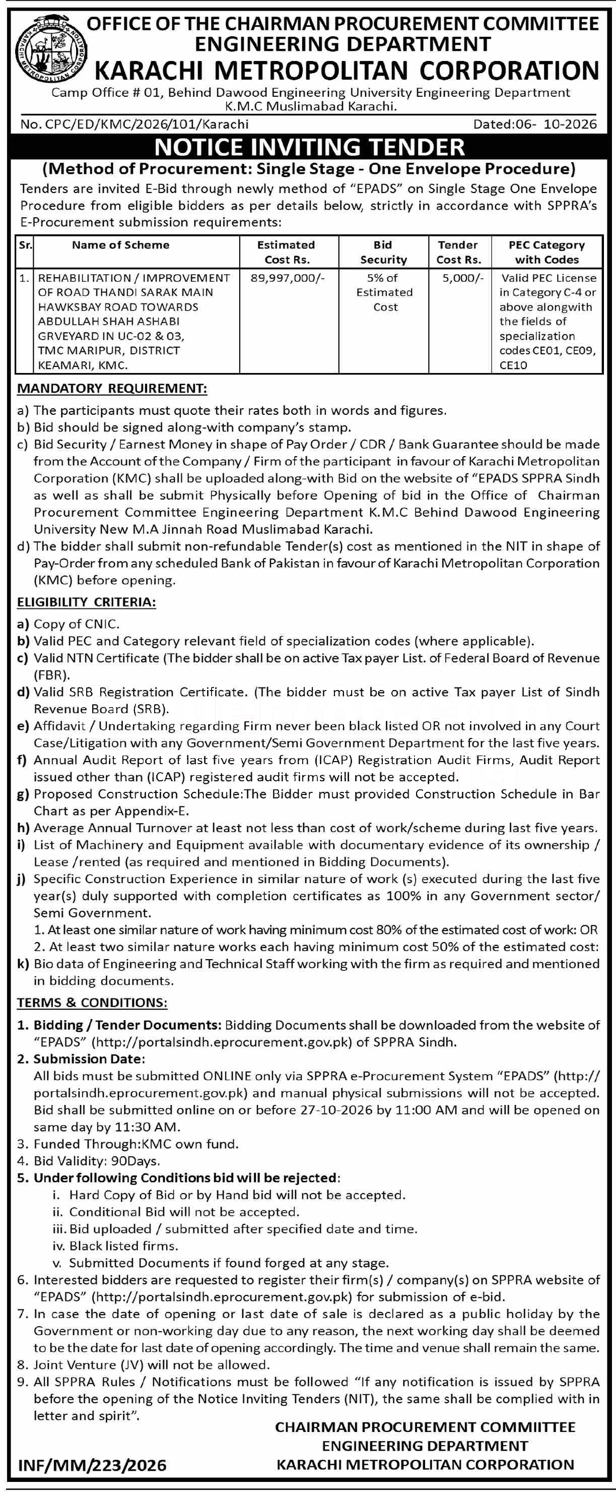 Tender Document