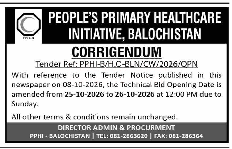 Tender Document