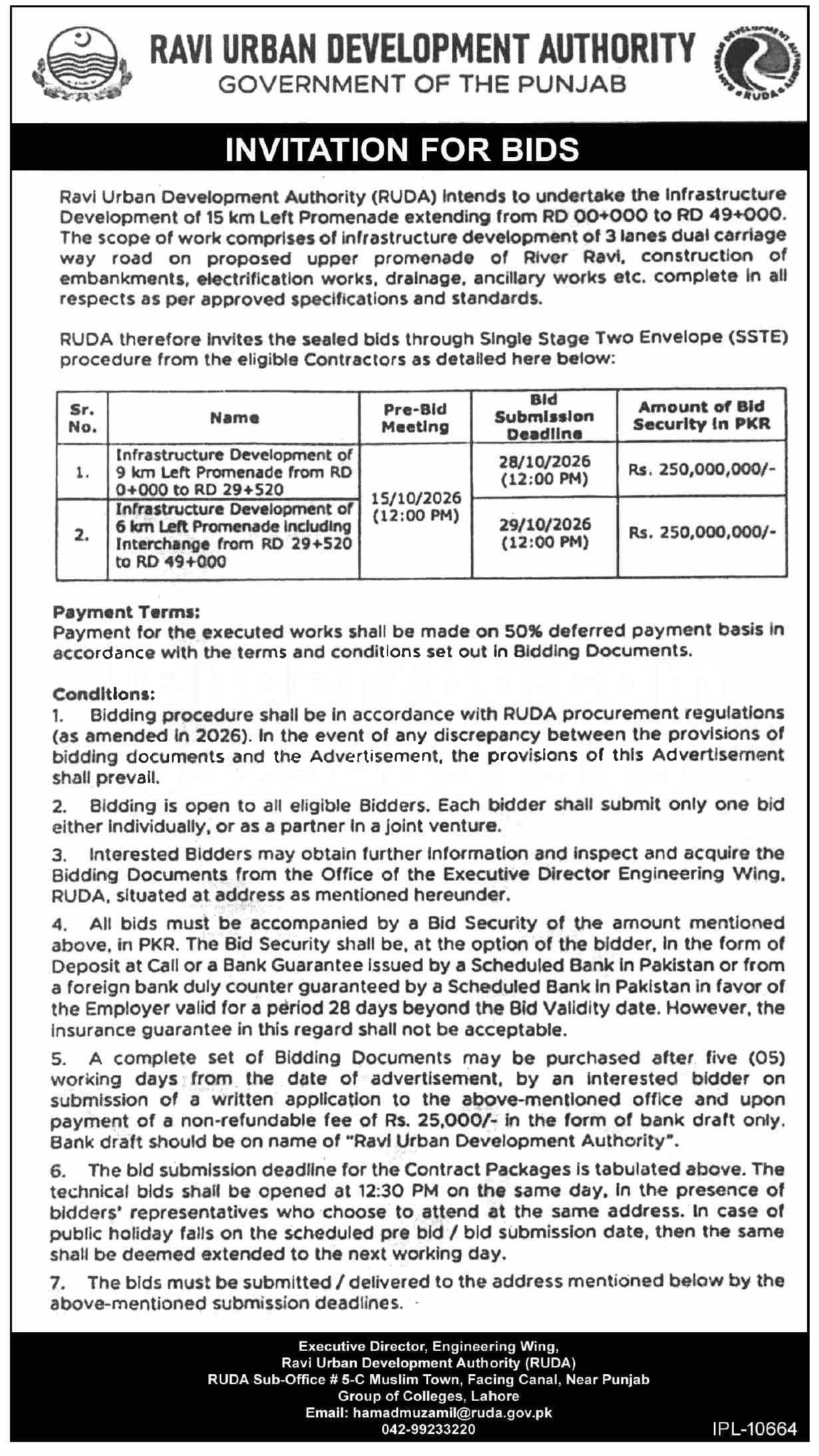 Tender Document