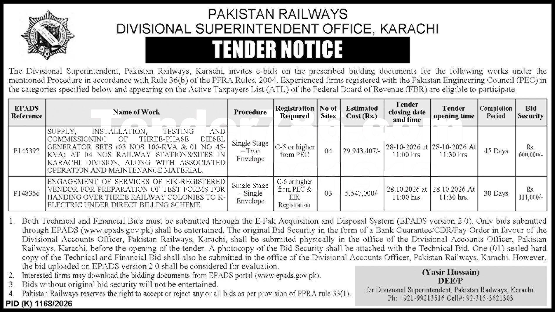 Tender Document