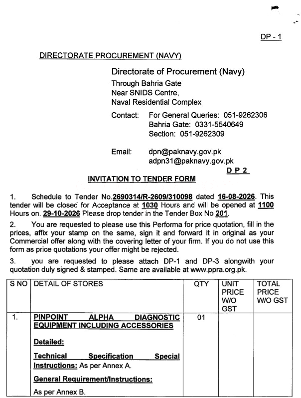 Tender Document