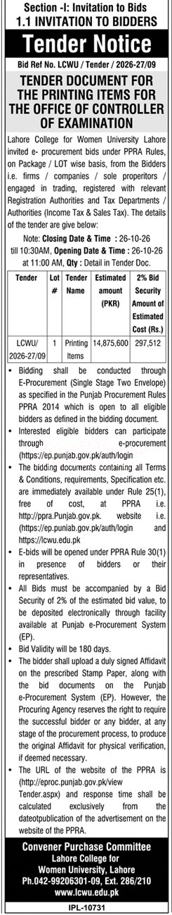 Tender Document