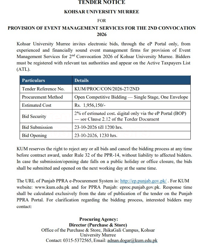Tender Document