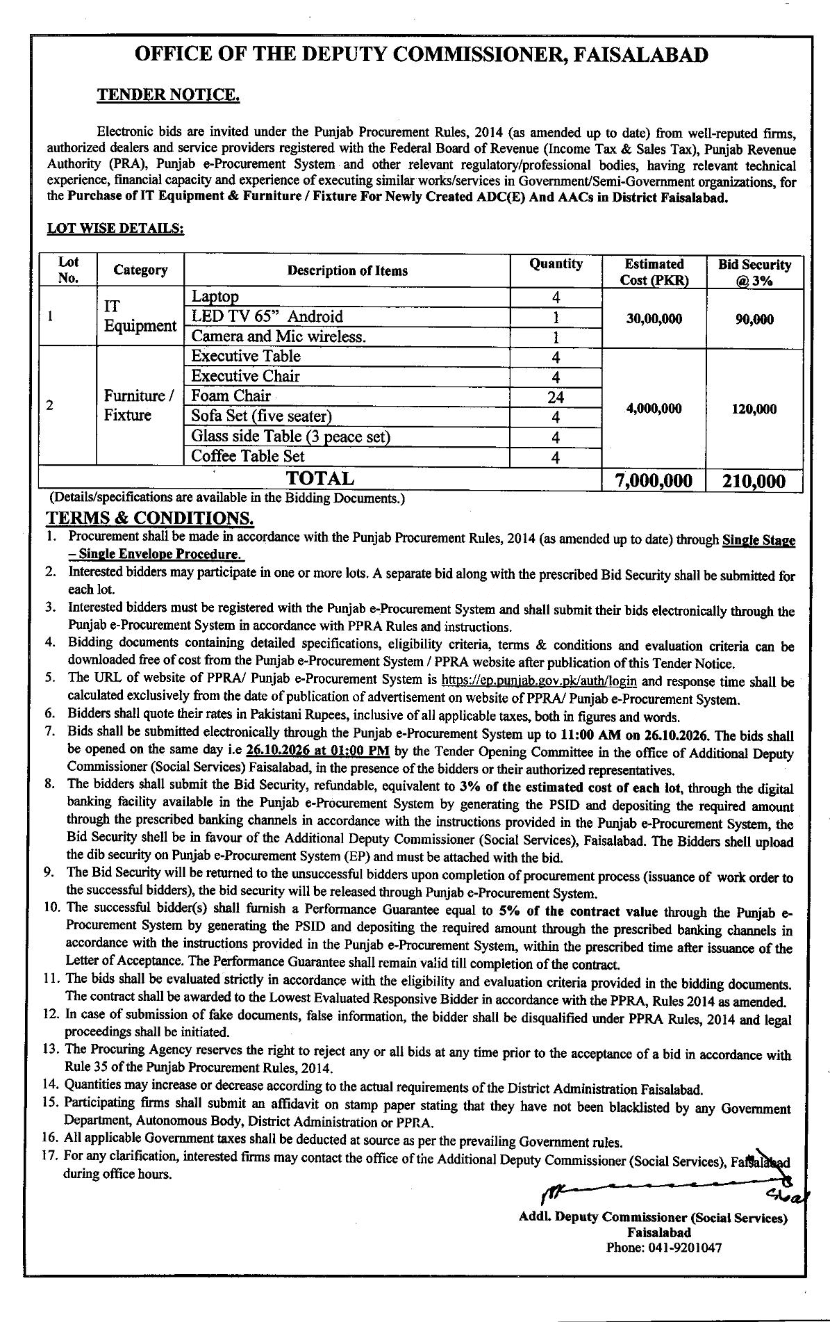 Tender Document