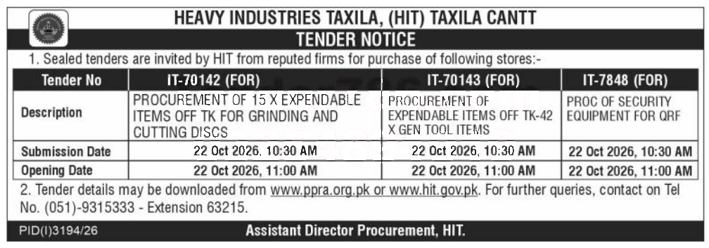 Tender Document