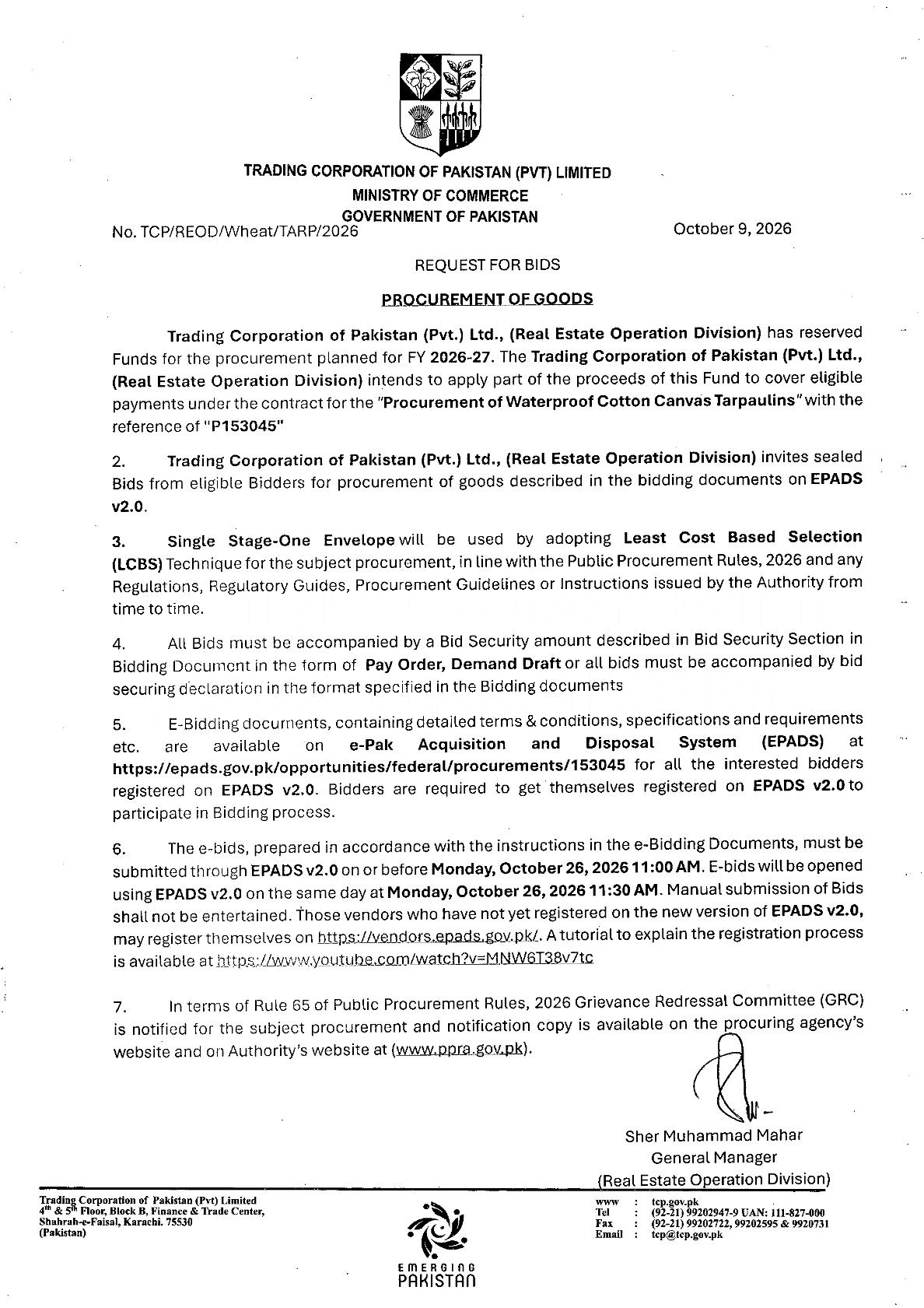 Tender Document