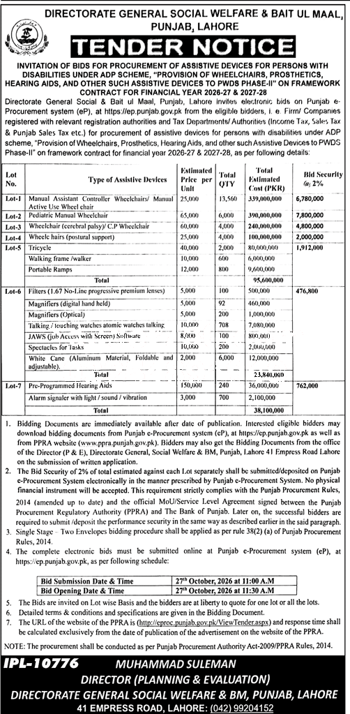 Tender Document
