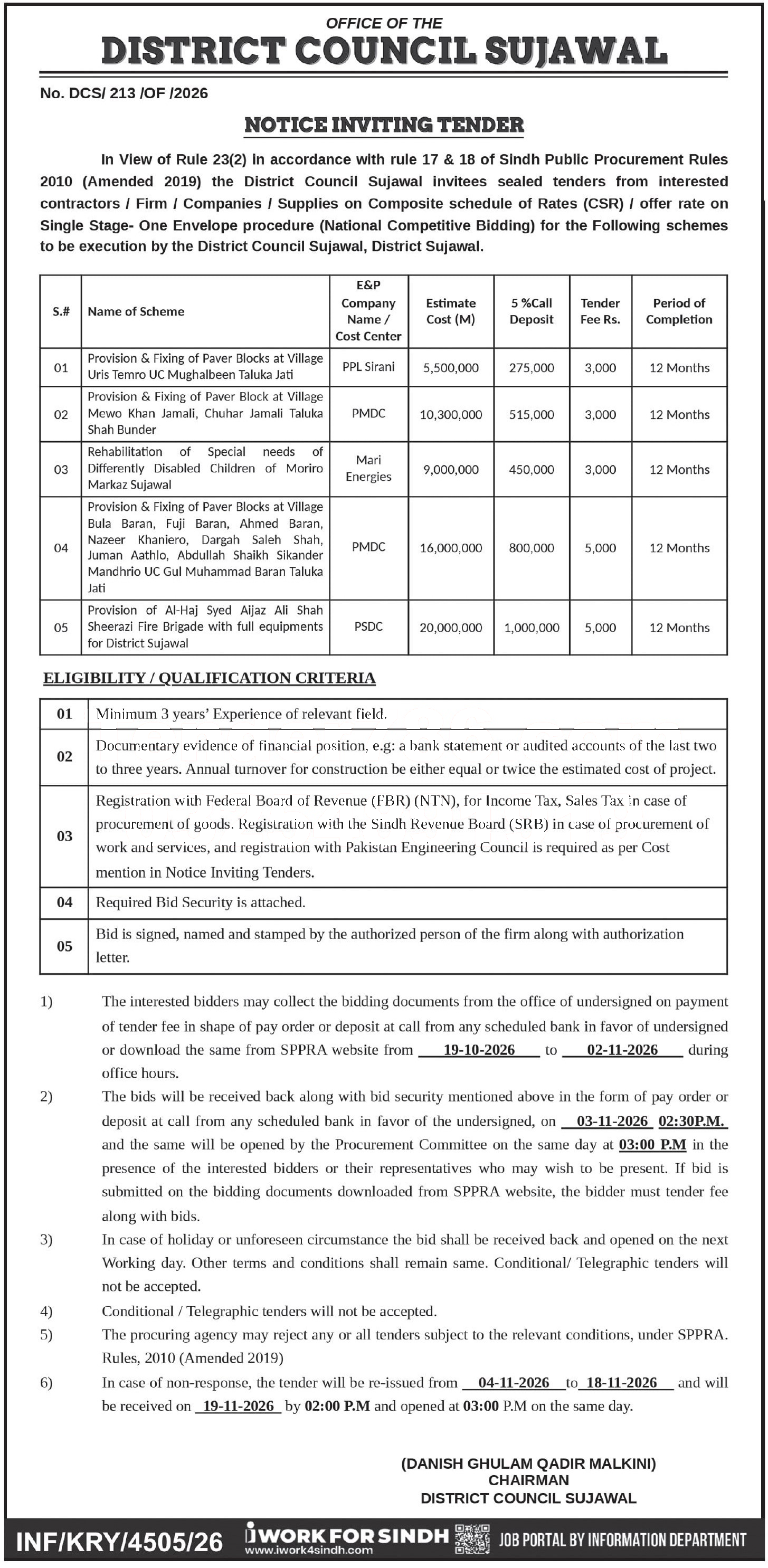 Tender Document