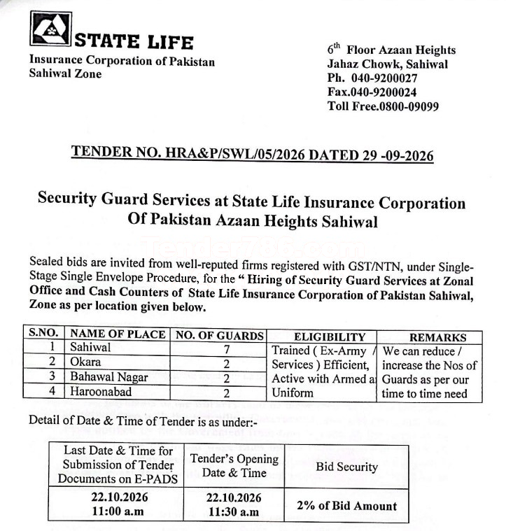 Tender Document