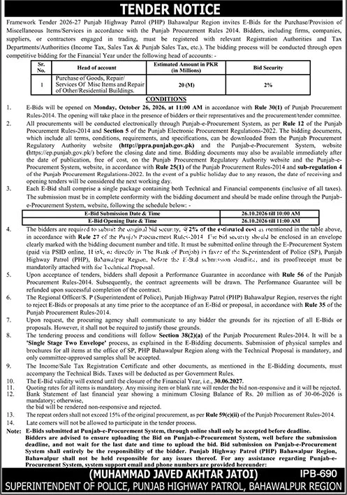 Tender Document