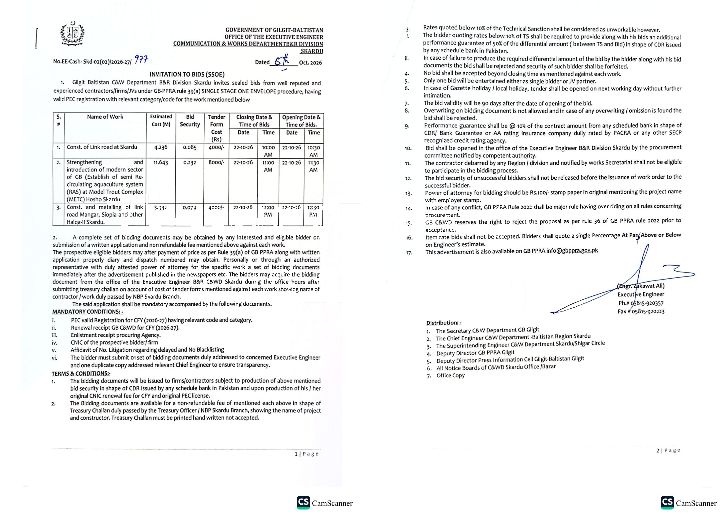 Tender Document