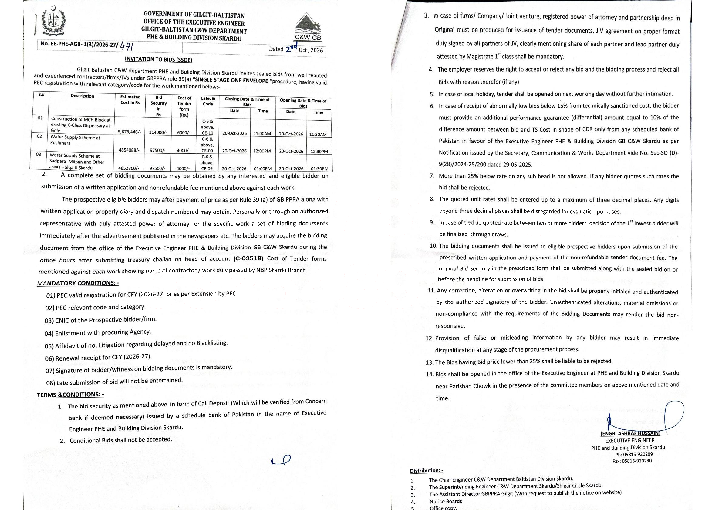 Tender Document