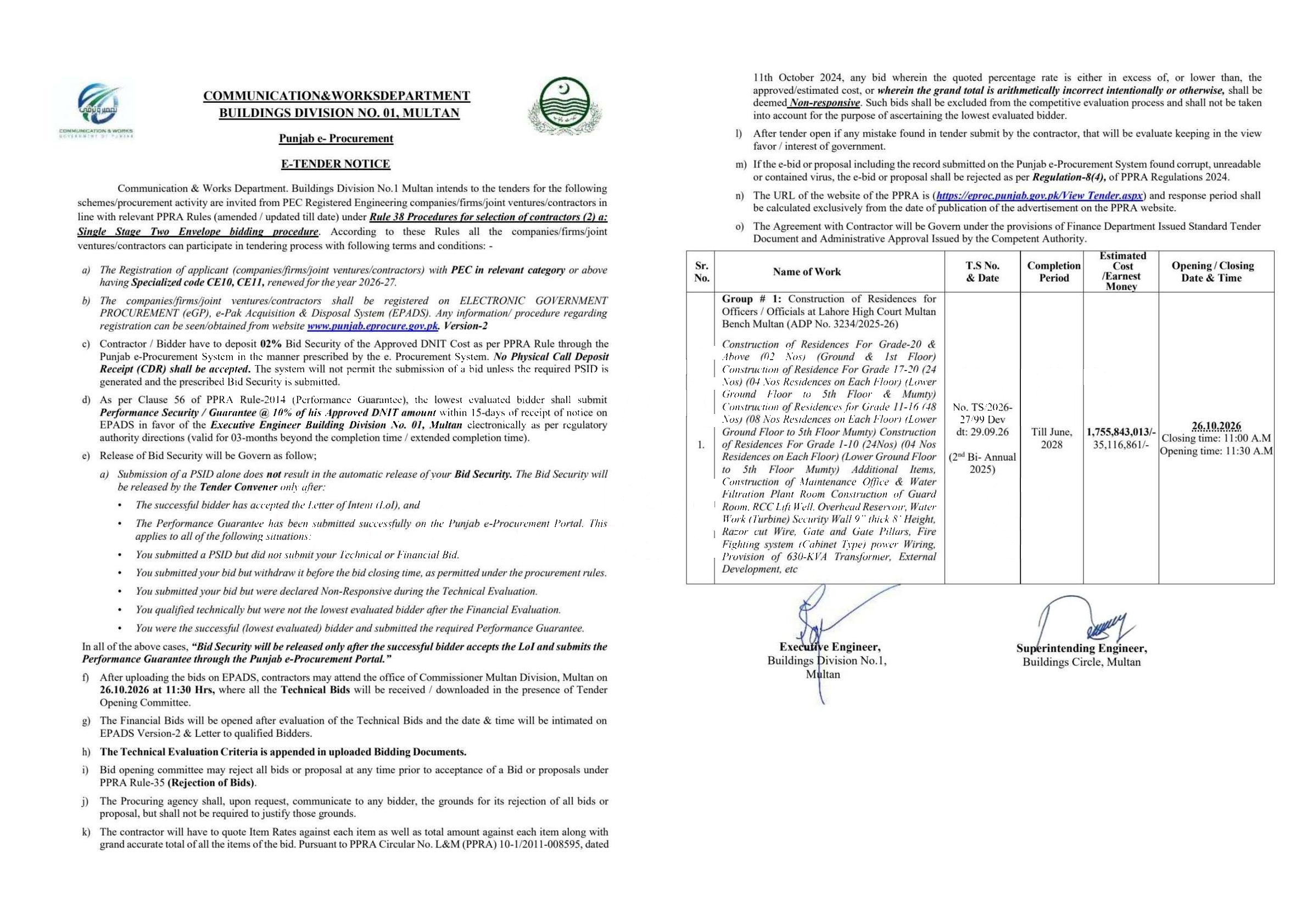Tender Document