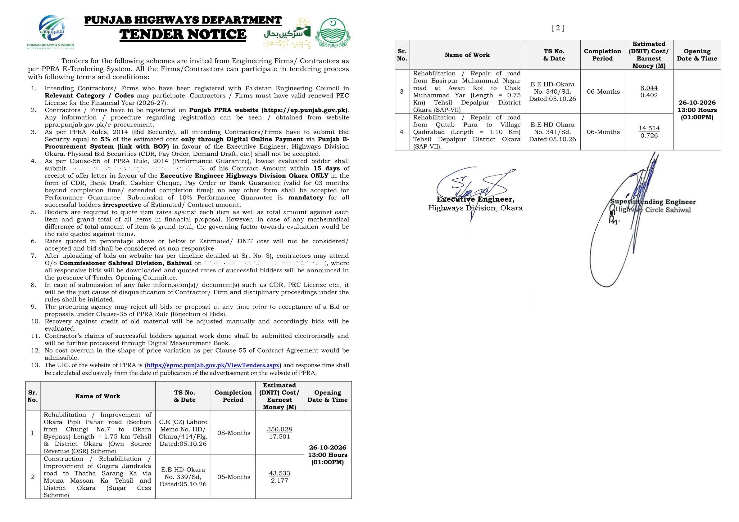 Tender Document