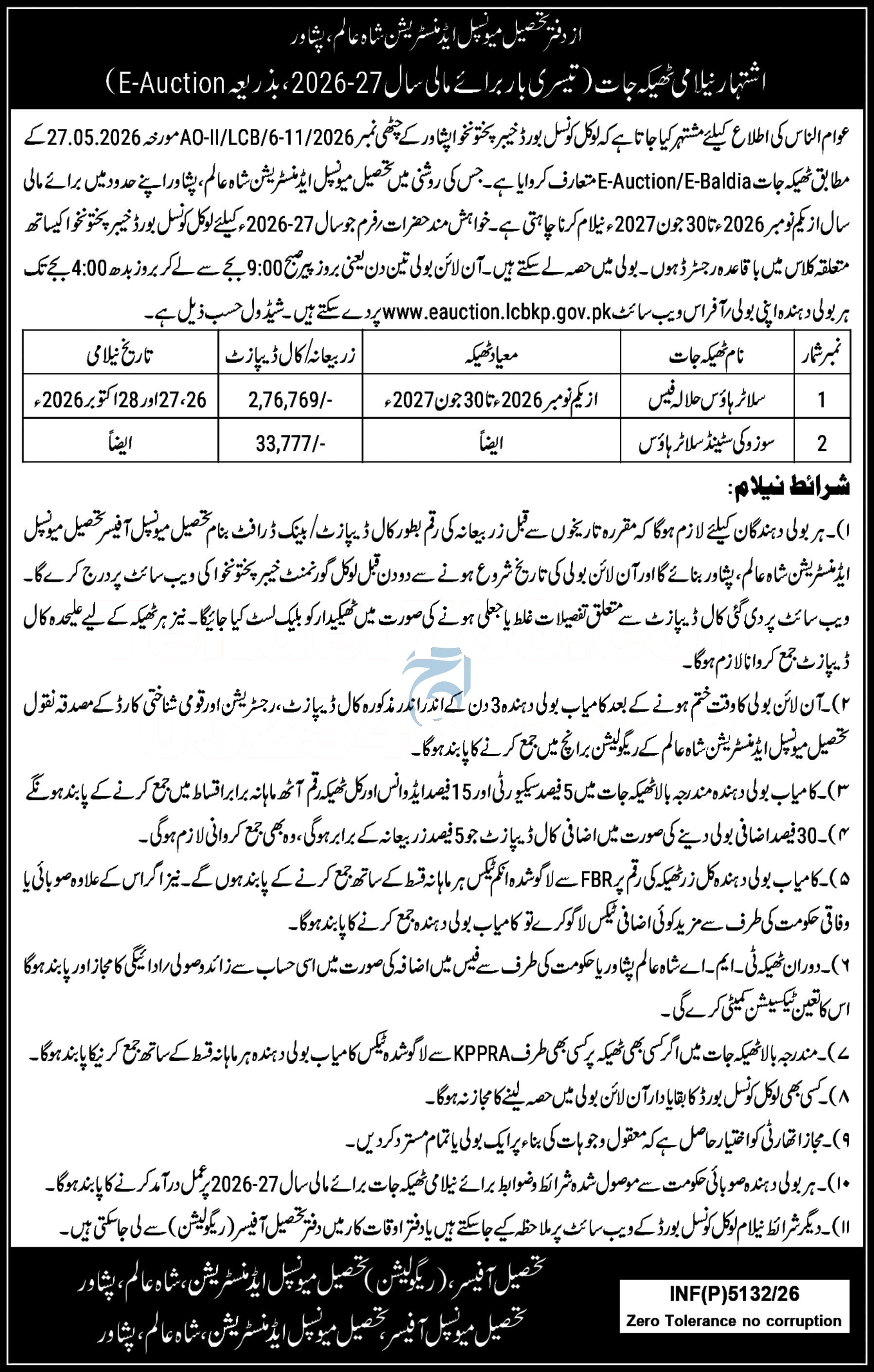 Tender Document
