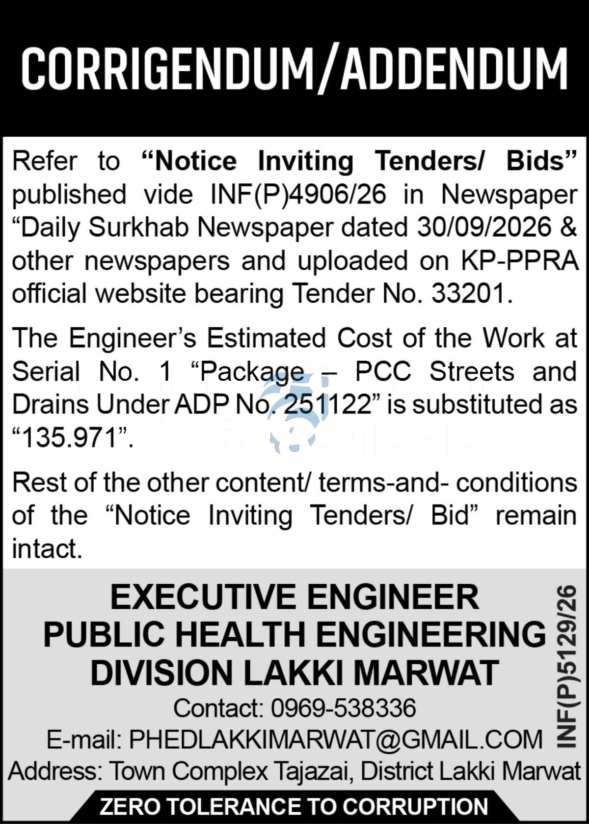 Tender Document
