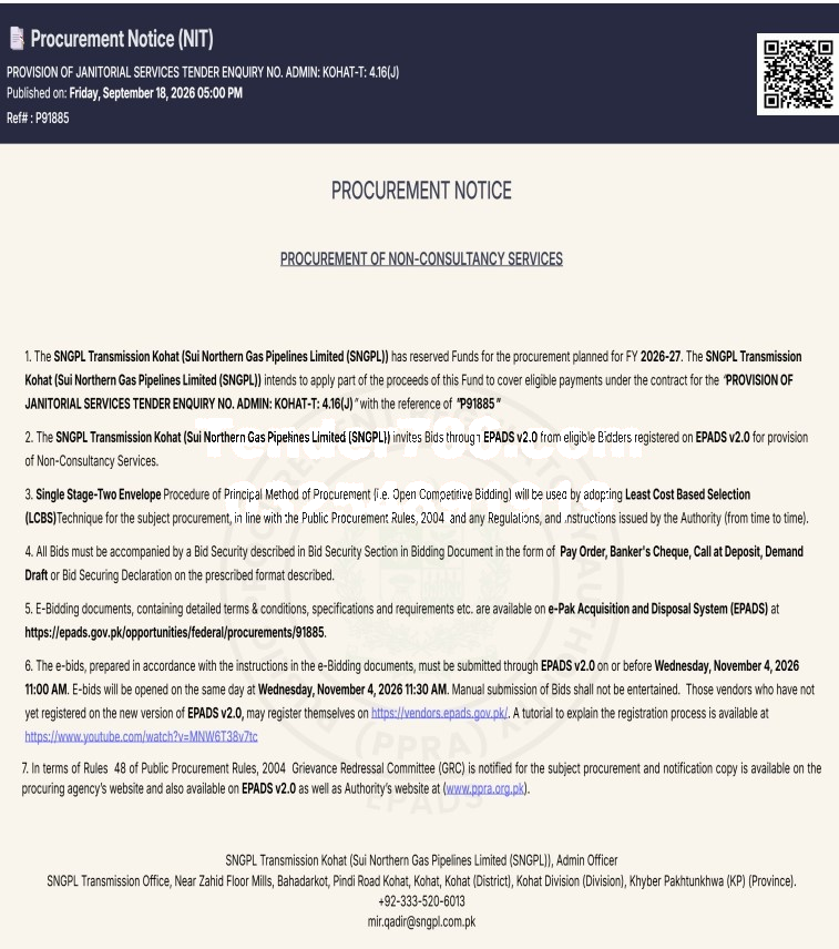 Tender Document