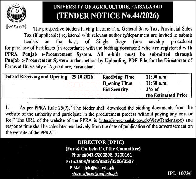 Tender Document