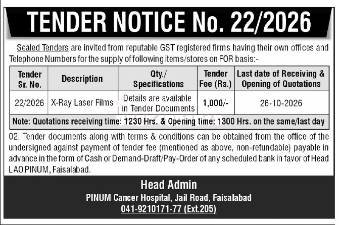 Tender Document