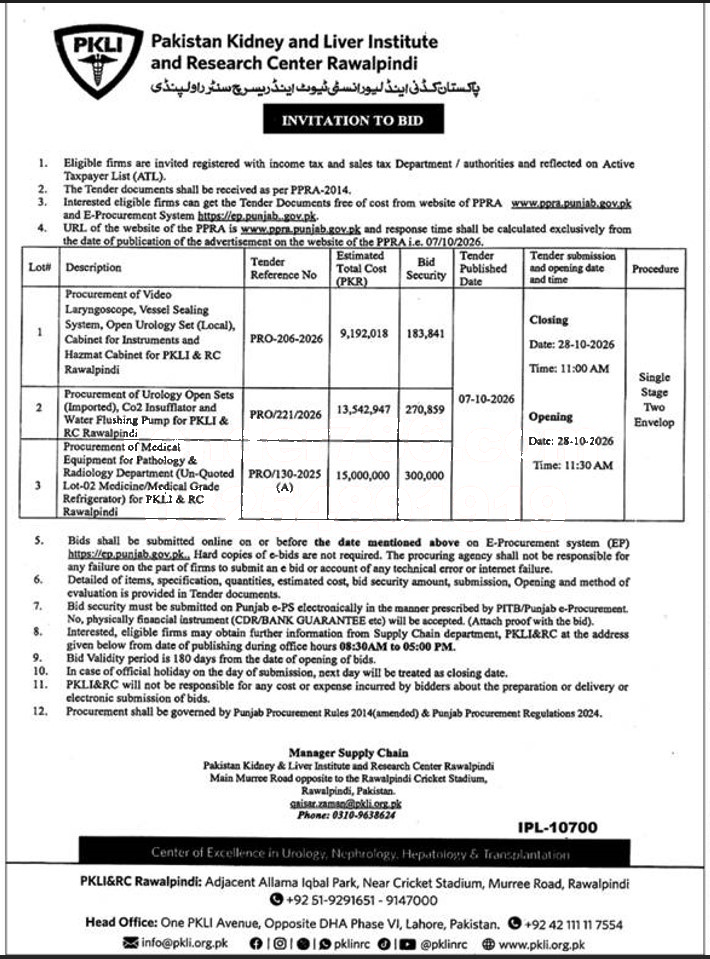 Tender Document