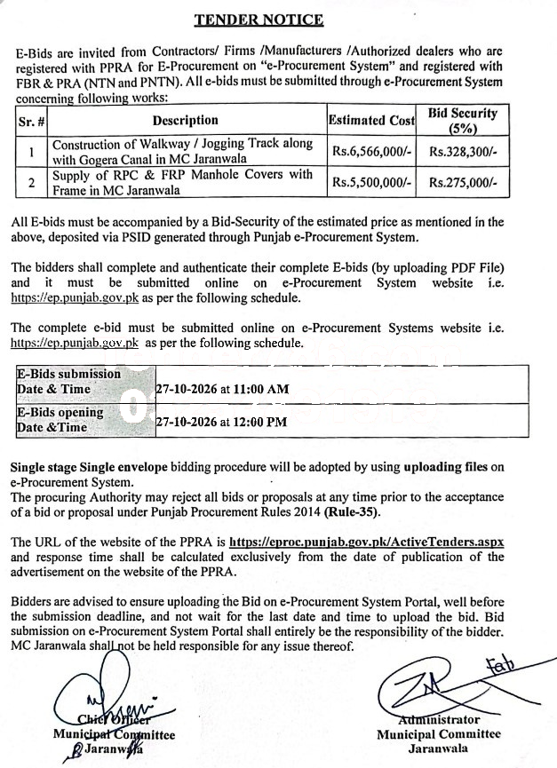 Tender Document