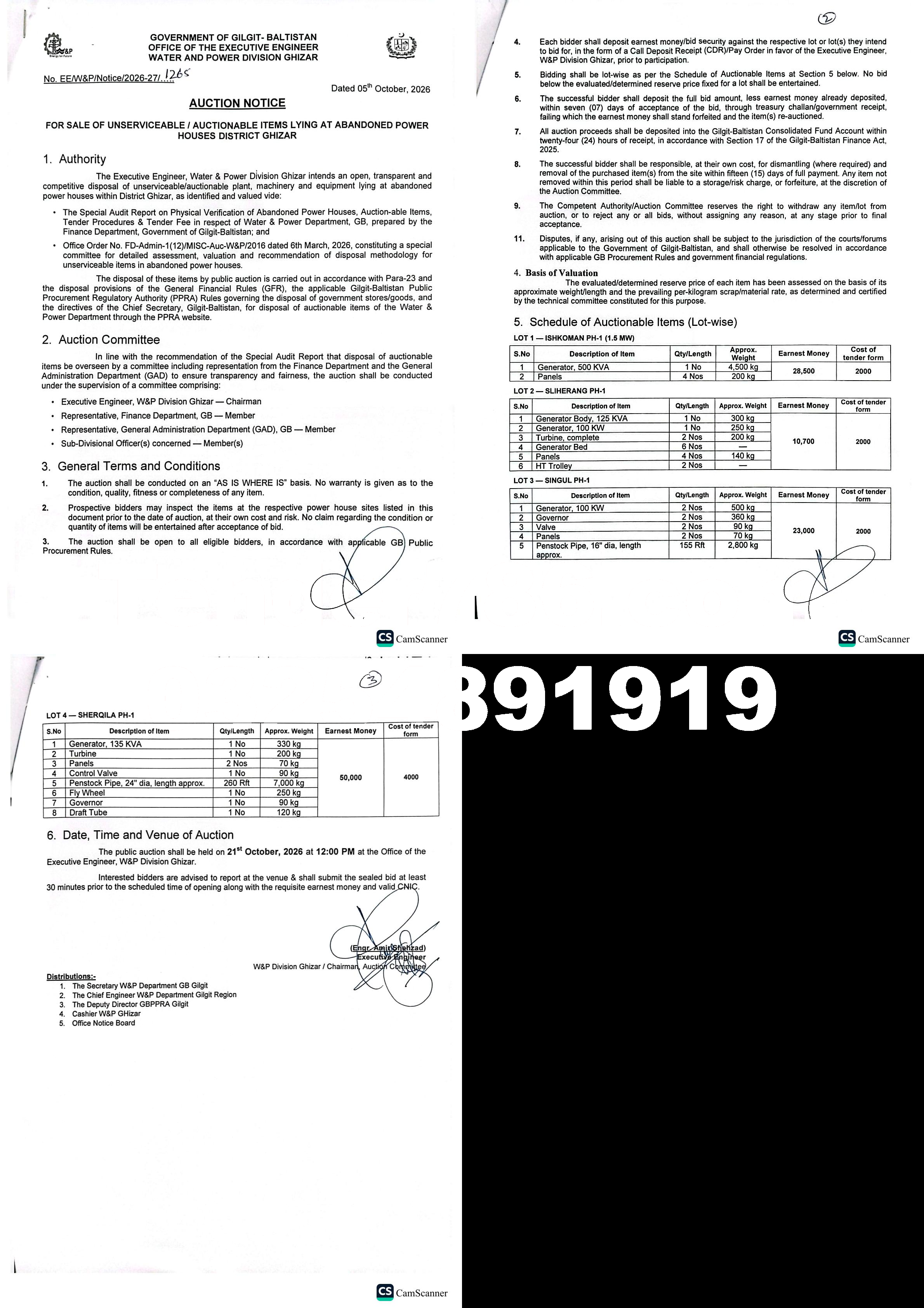 Tender Document
