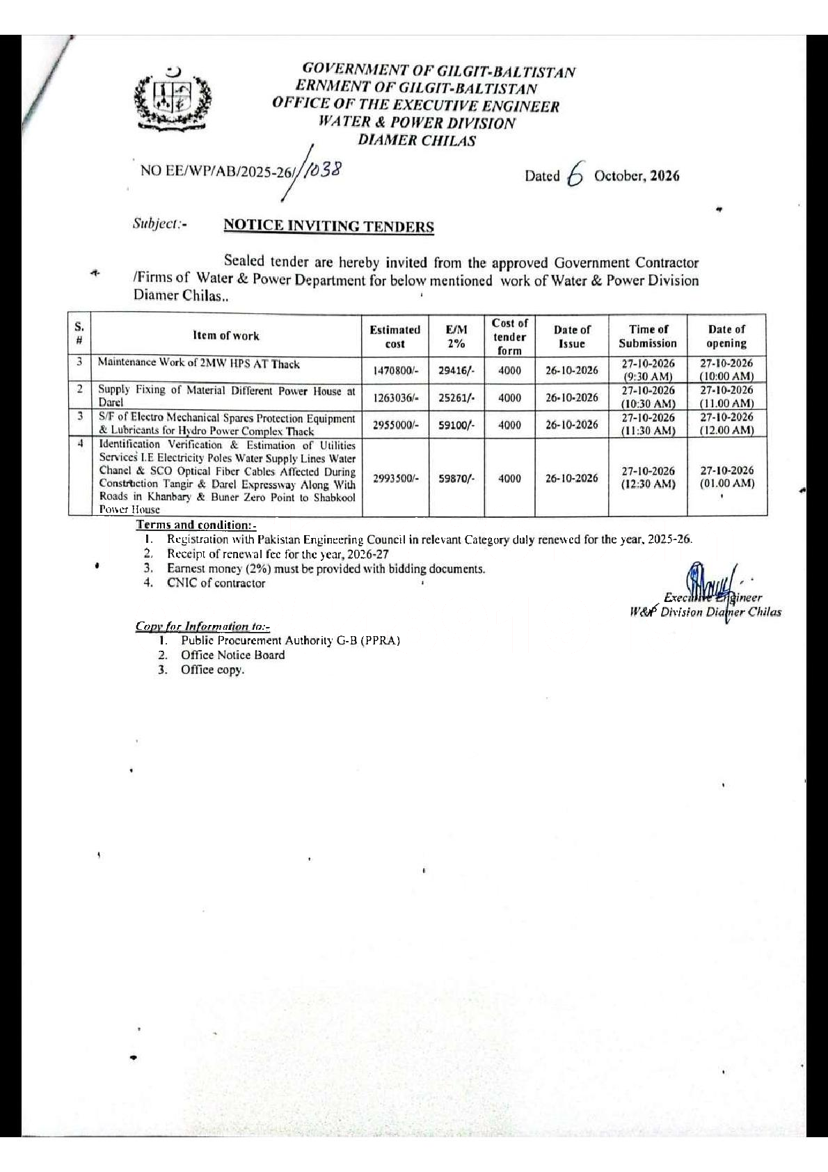 Tender Document