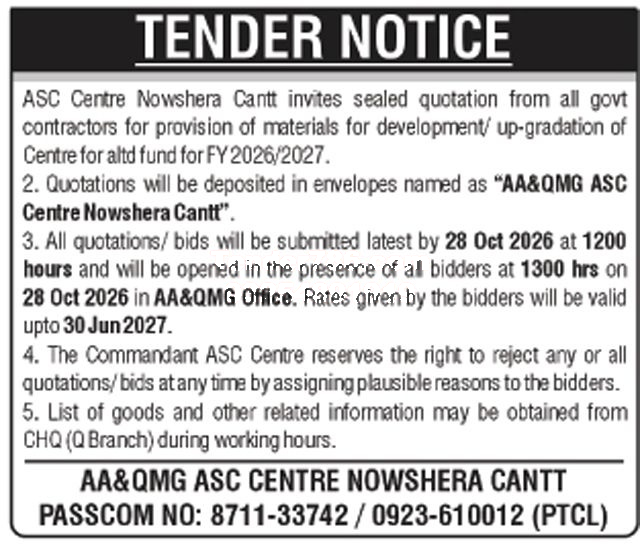 Tender Document