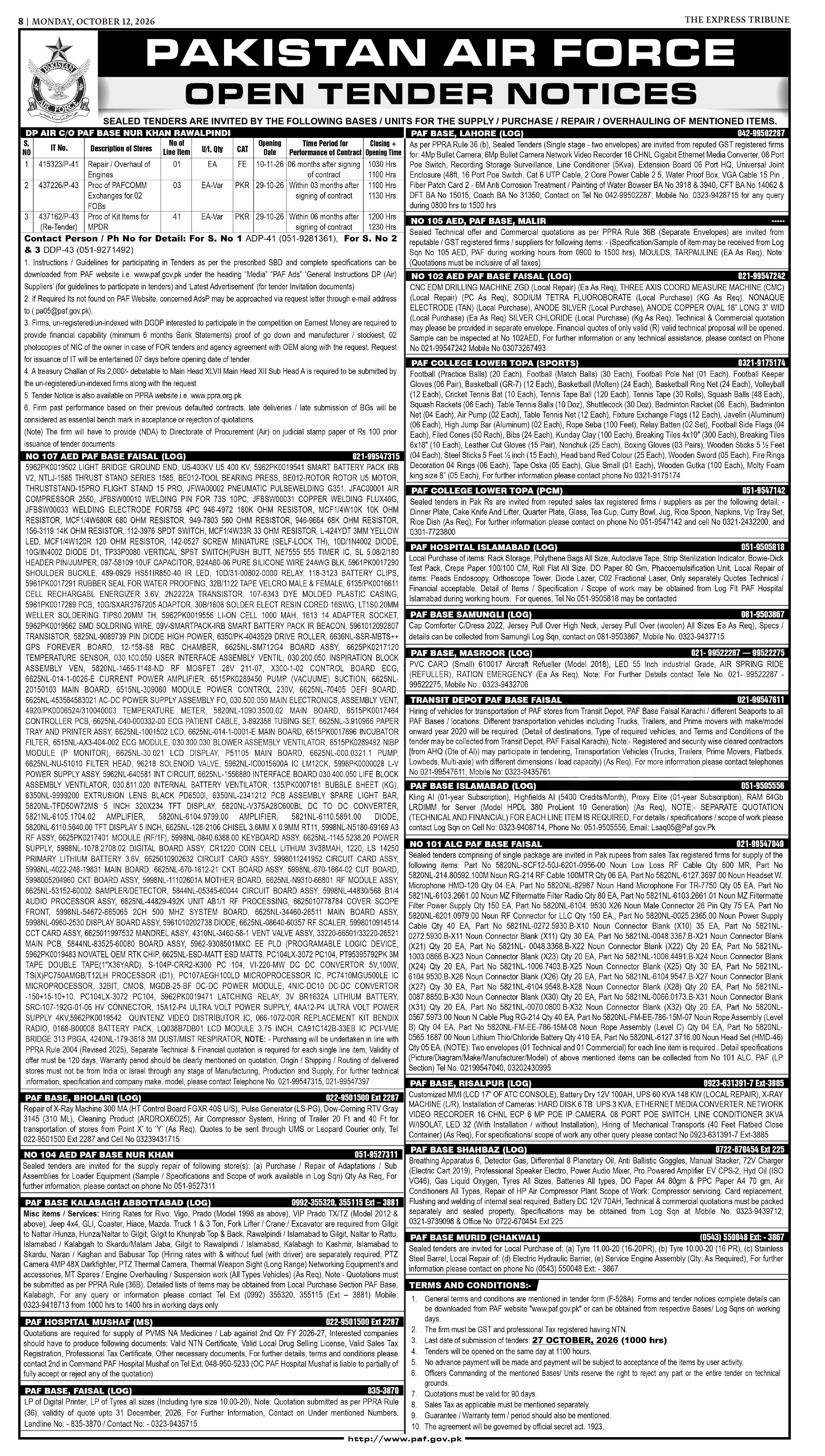Tender Document