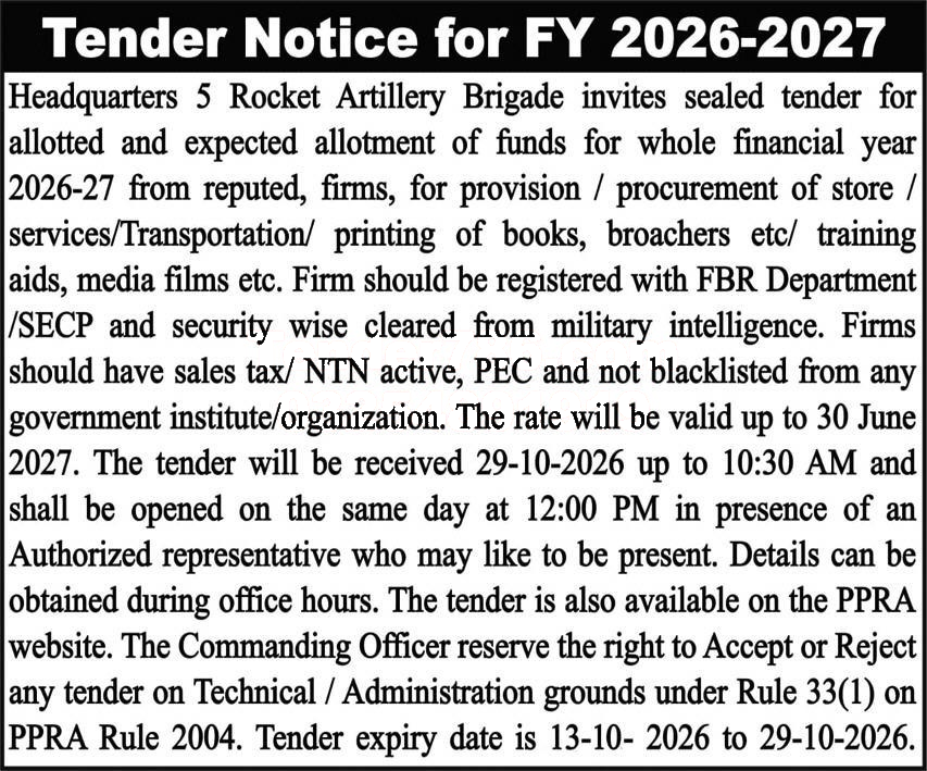 Tender Document