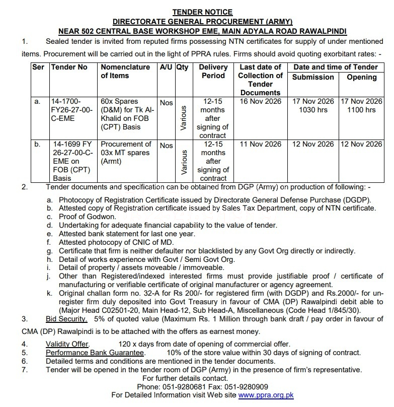 Tender Document