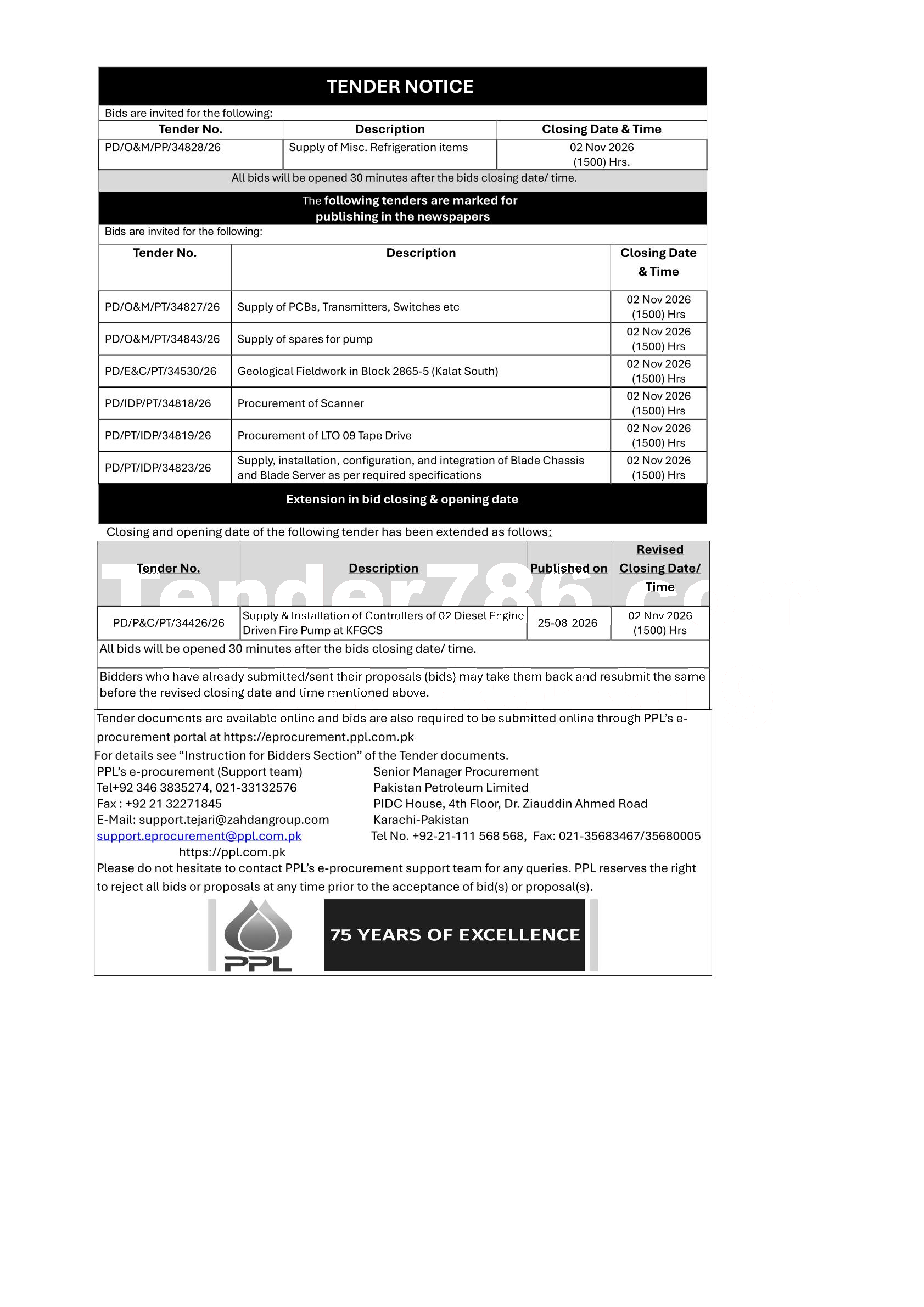 Tender Document