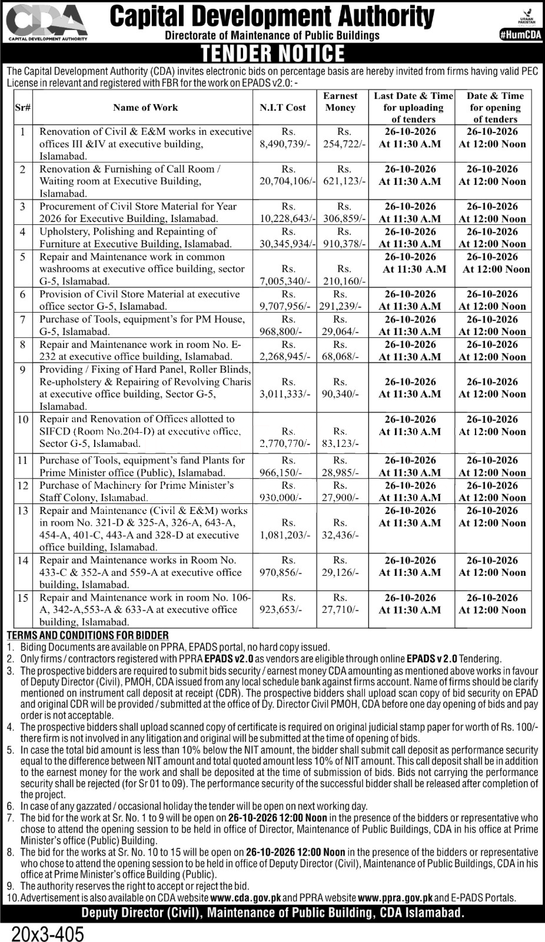 Tender Document