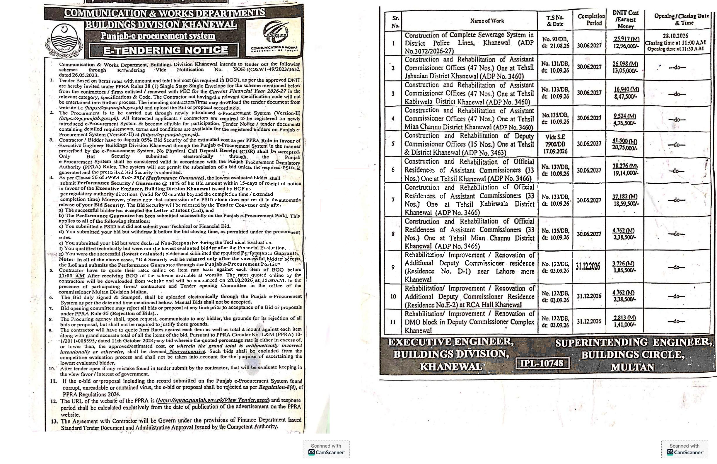 Tender Document