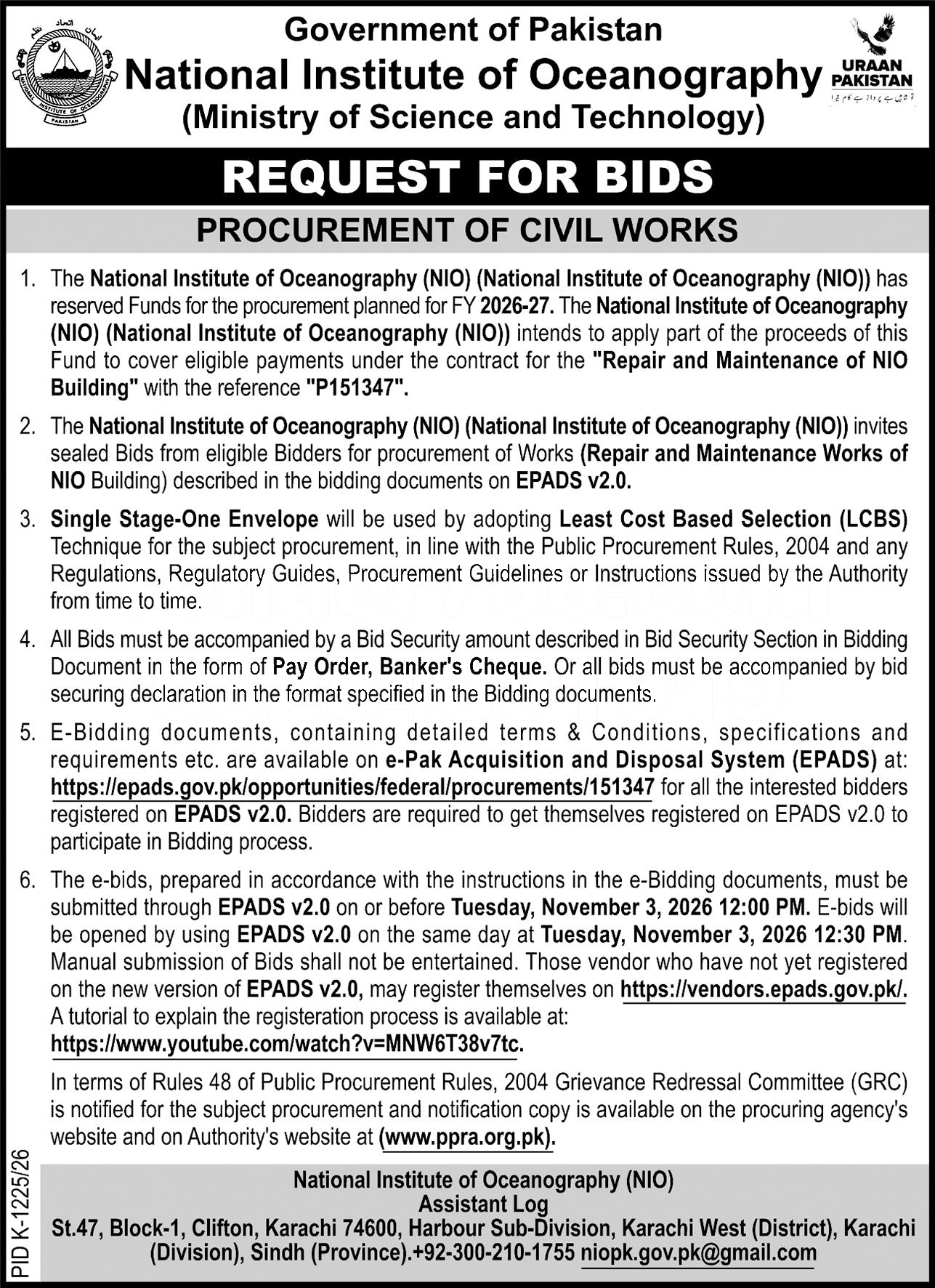 Tender Document