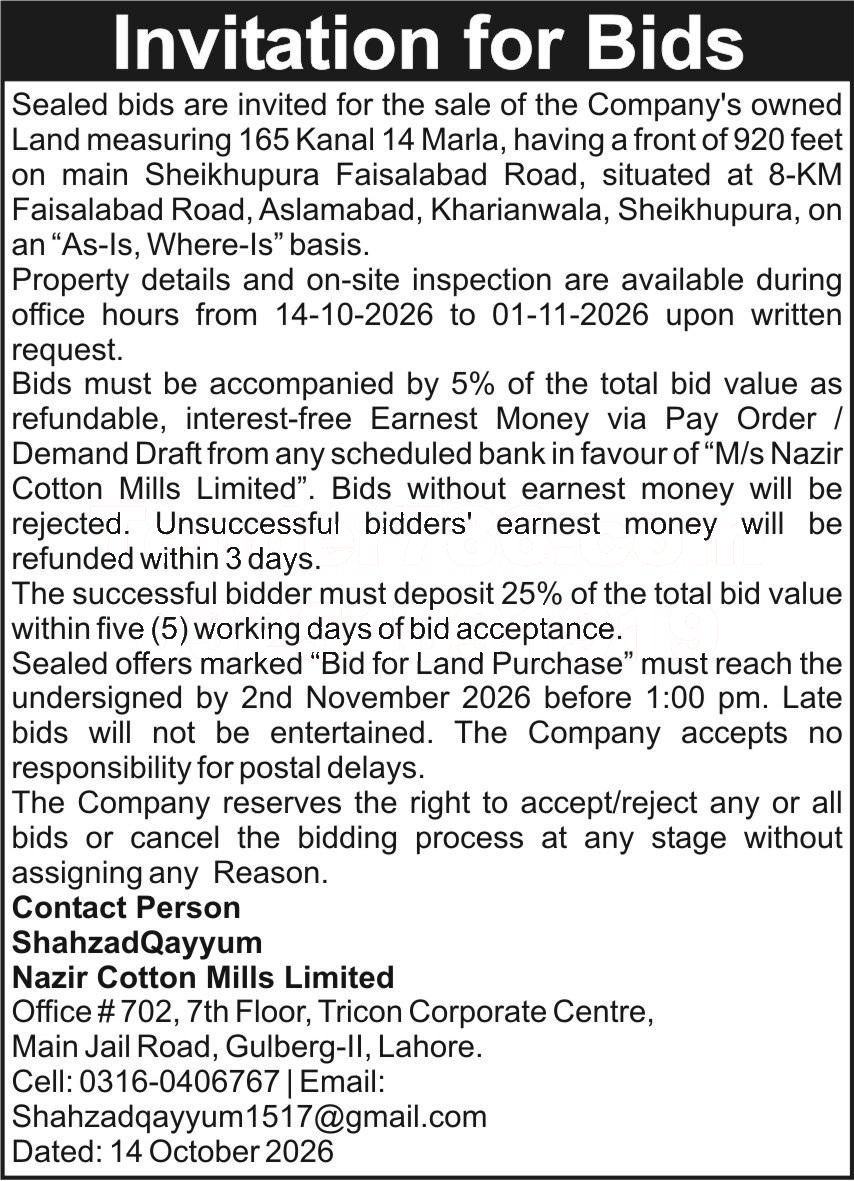 Tender Document