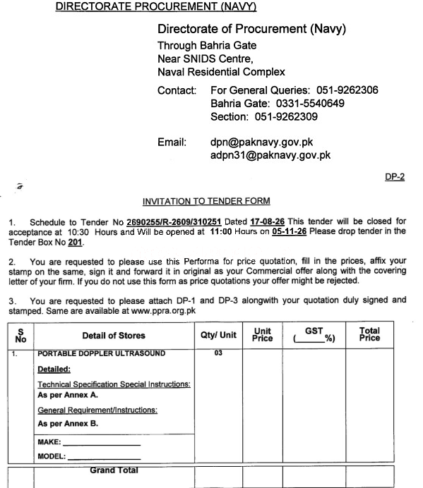 Tender Document