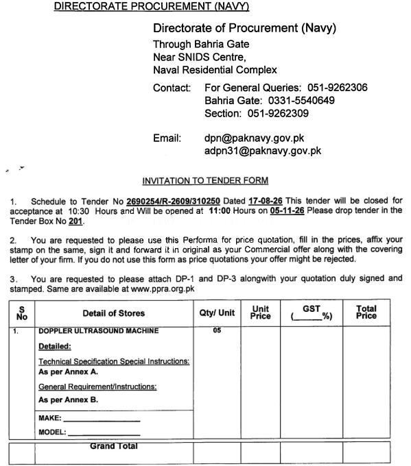Tender Document