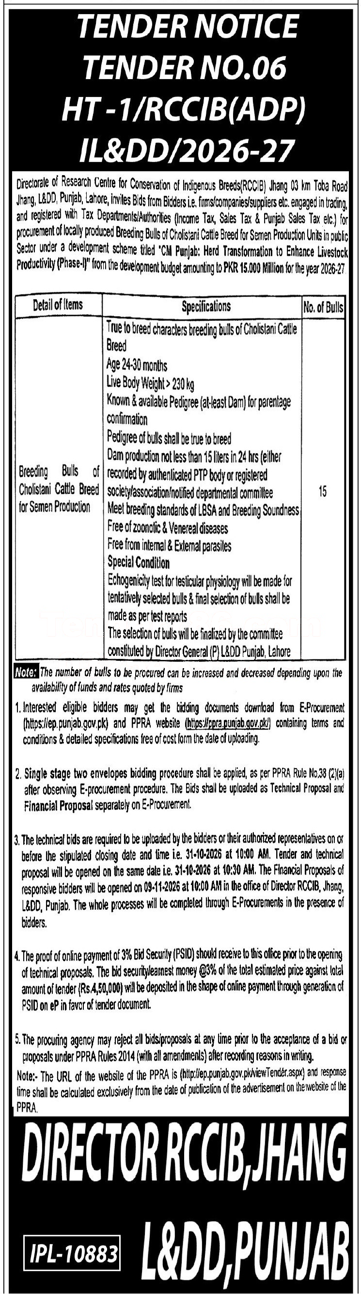 Tender Document